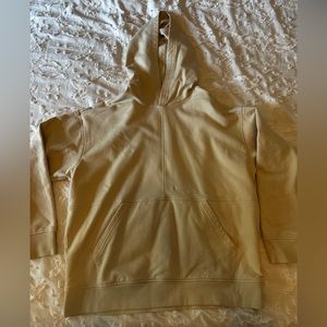 cream eddie bauer hoodie, L
